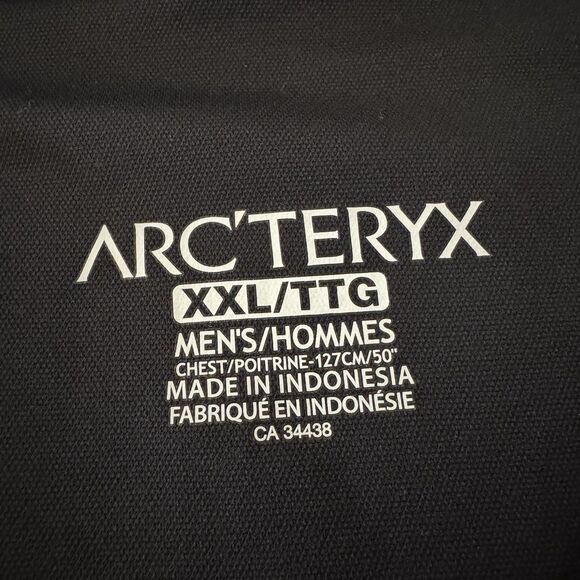 Arc'teryx Delta Sweater Mens 2XL Blue Half Zip Thermal Fleece Polartec Pullover - Picture 3 of 11